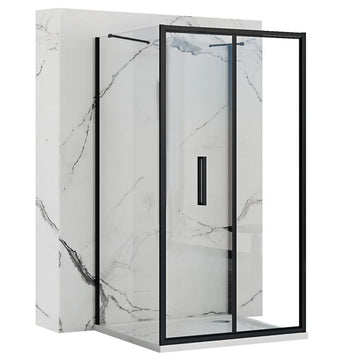 Falra szerelhető zuhanykabin Rapid Fold 90x90